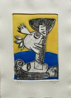 Corneille - Effervescence de l’Eté - Aquagravure kopen? Bied vanaf 495!