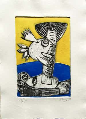 Corneille - Effervescence de l’Eté - Aquagravure verkocht voor € 495!