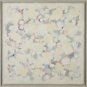 Roel Elzinga - Olieverf op doek, Abstracte compositie - Ingelijst kopen? Bied vanaf 50!