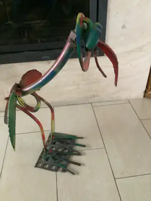 Wim Cerneus - Koopje : Prachtig beeld van een vogel , beschilderd door Herman Brood kopen? Bied vanaf 750!