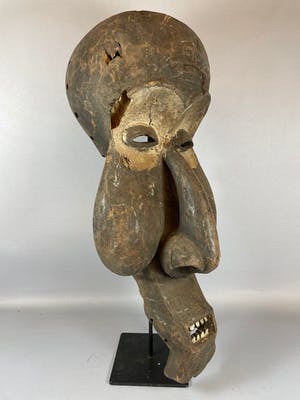 Dogon - Old Tribal used African Suku mask - Congo. kopen? Bied vanaf 45!