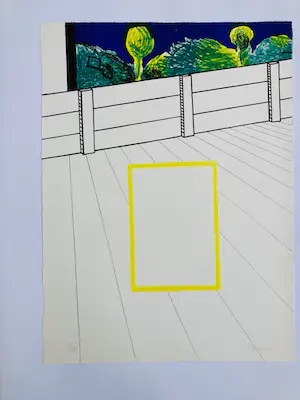 Roger Raveel - Alleen op de koer, 1967 kopen? Bied vanaf 1250!