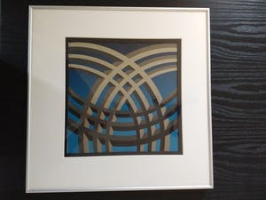 Dirk Huizer - Geometrisch Abstract kopen? Bied vanaf 50!