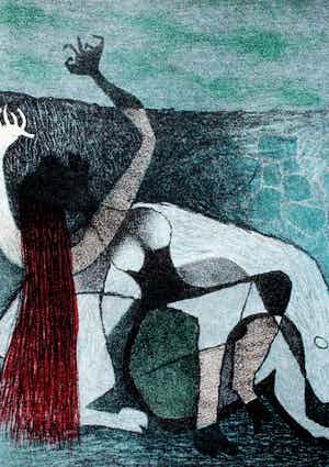 Harry van Kruiningen - Litho: Gilgamesj - 1955 verkocht voor € 55!