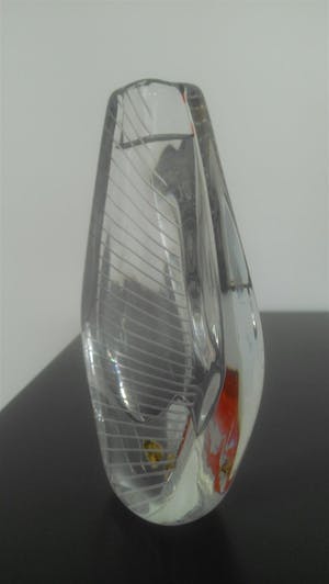 Orrefors - Vaas met lijnendecoratie kopen? Bied vanaf 34!