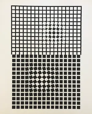 Victor Vasarely - Prachtige offset litho - ERIDAN-3 - 1973 - Editions du Griffon kaufen? Bieten Sie von 1!