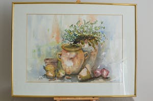 Elly Koopman - Stilleven Pots and plants kopen? Bied vanaf 50!