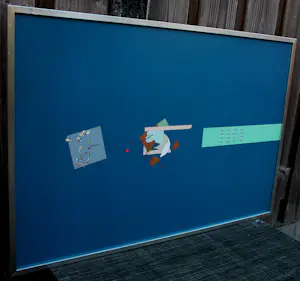 Rem Koolhaas - Ingelijste zeefdruk: Het drijvende zwembad kopen? Bied vanaf 1395!