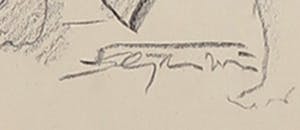 Jan Sluijters (jr.) - Tekening, Zittend naakt kopen? Bied vanaf 40!
