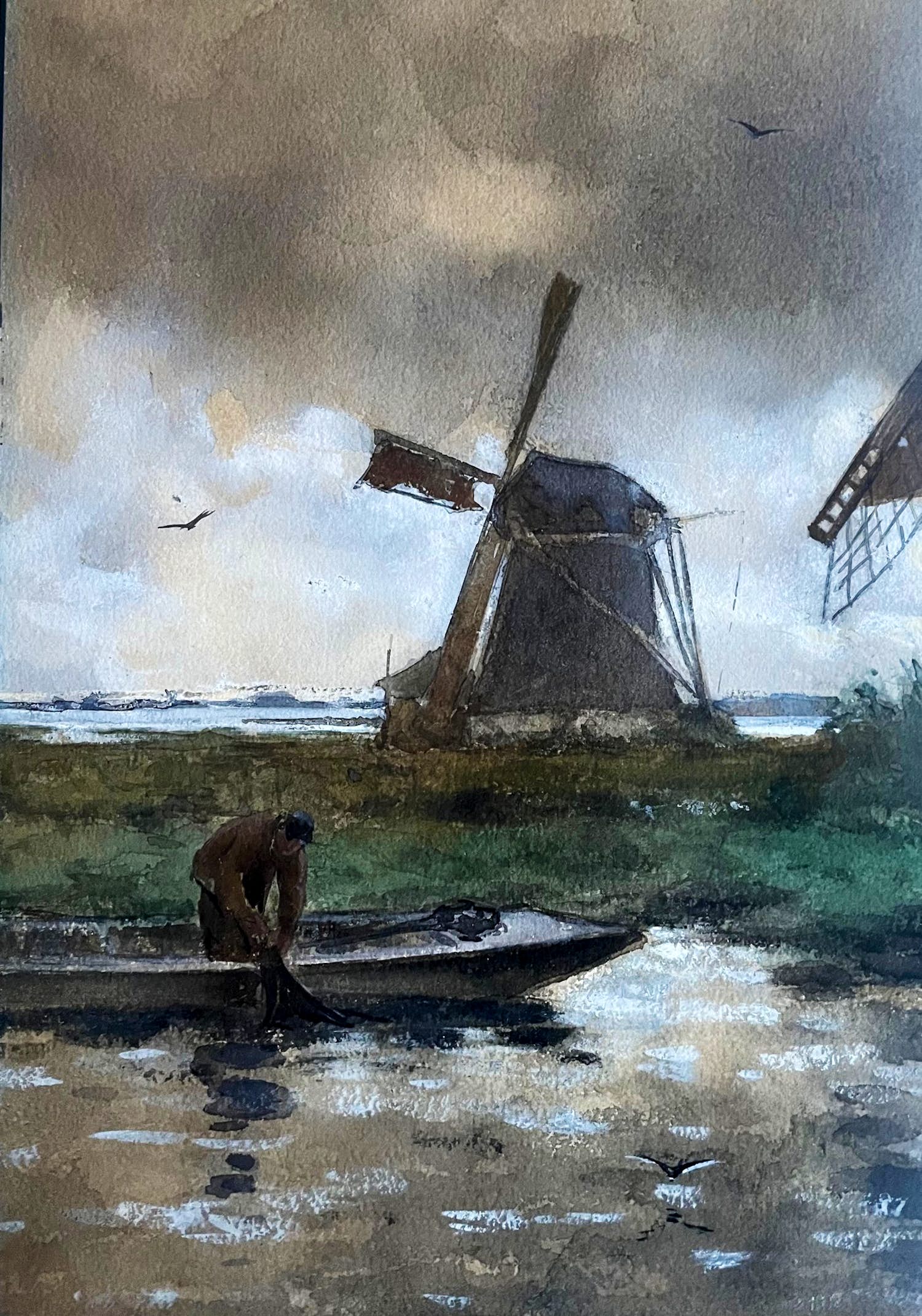 Petrus Paulus Schiedges - Molens onder Hollandse luchten kopen? Bied vanaf 450!