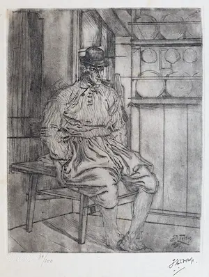 Jan Toorop - Complete portfolio met zeven collotypes kopen? Bied vanaf 250!