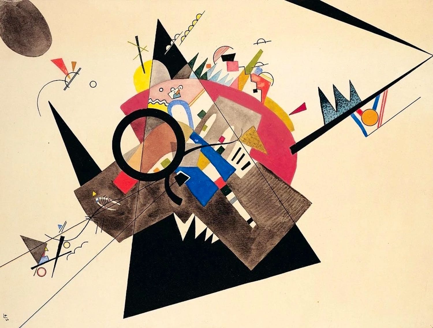 Wassily Kandinsky - Schwarzes Dreieck verkocht voor € 72!