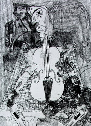 Pieter Drift - Ets: Sex & Violins - 1990 kopen? Bied vanaf 45!