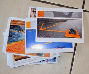 Christo - 25 Taschenkaarten-de volledige box + stof- allen handgesigneerd kopen? Bied vanaf 130!