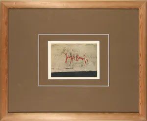 Joseph Beuys - Gesigneerde postkaart - Ingelijst kopen? Bied vanaf 1!