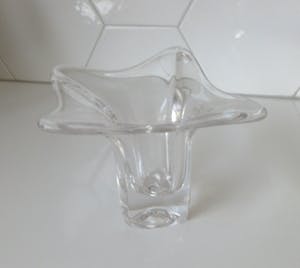 Max Verboeket - Blankglazen dikwandige vaas uit de Twen serie kopen? Bied vanaf 25!