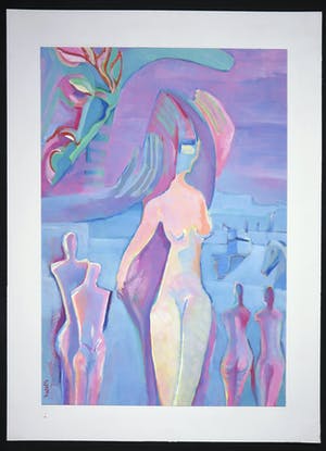 Joe Wols - Acryl op papier, Zonder titel kopen? Bied vanaf 35!