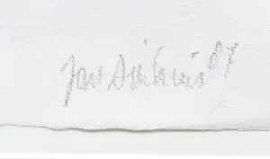 Jan Sierhuis - Gouache/krijt op papier: 'Zonder titel' (1987). kopen? Bied vanaf 350!