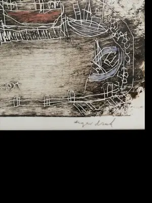 Anton Heyboer - Kleurets 'Haven van Ymuiden' kopen? Bied vanaf 200!