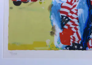 Willem van Scheijndel - Zeefdruk op papier, Cornfield - Ingelijst (Groot) kopen? Bied vanaf 60!