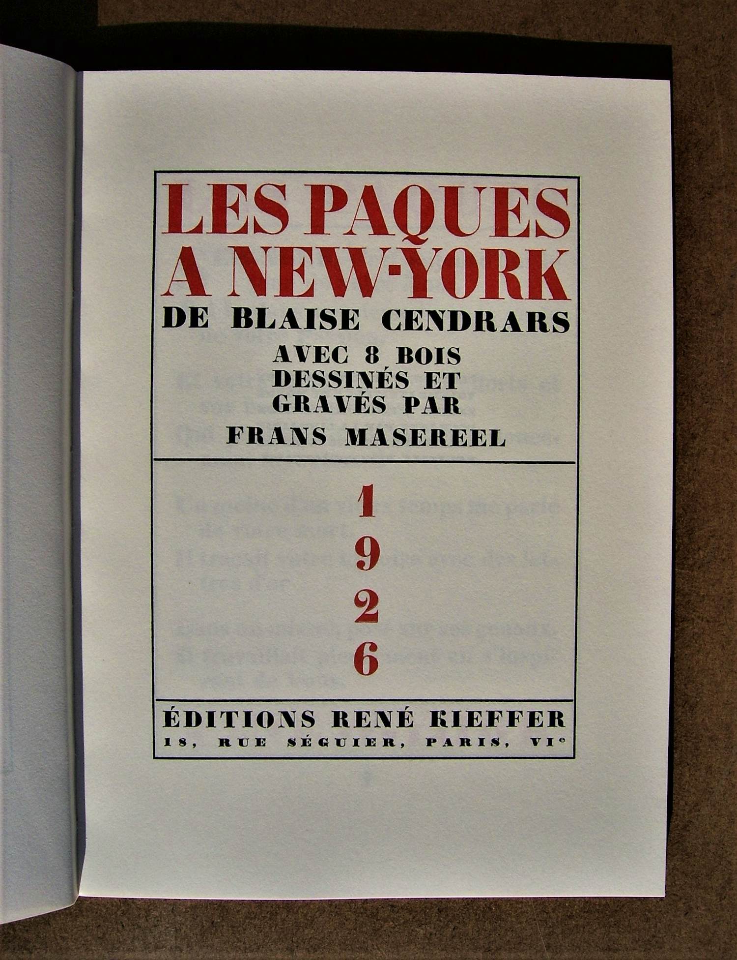 Frans Masereel - Ostern in New-York kopen? Bied vanaf 10!