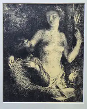 Buy Henri Fantin-Latour - Inspiration. Uit L'Epreuve. Ingelijst.? Bid from 99!