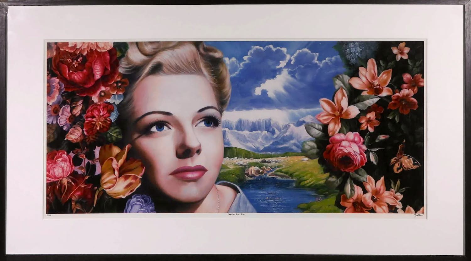 Jan Bollaert - Lambdaprint, Mountain River Diva - Ingelijst (Groot) verkocht voor € 50!