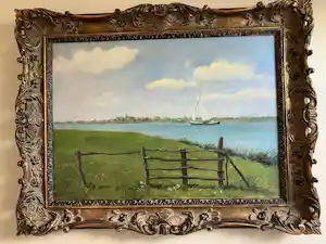 Willem van der Ven - Zicht op rivier verkauft für € 240!