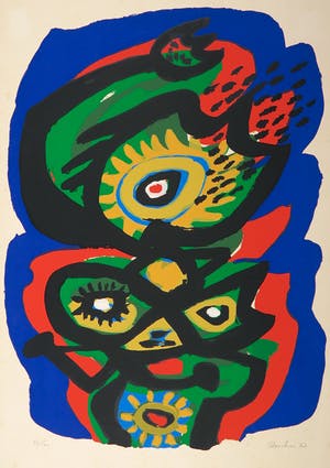 Anton Rooskens - Litho, Birds kopen? Bied vanaf 1!