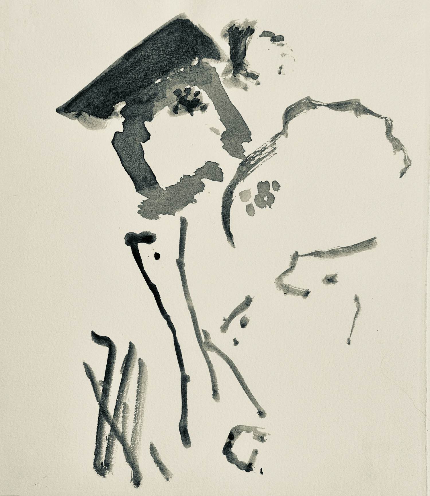 Hanna Ben Dov - Wunderschöne lyrische Abstraktion aus den 1960er Jahren – New School of Paris kopen? Bied vanaf 120!