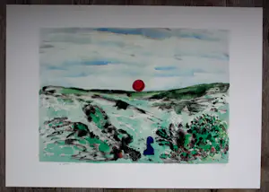 Pieter Holstein - met de hand ingekleurde litho - 2002 kopen? Bied vanaf 75!