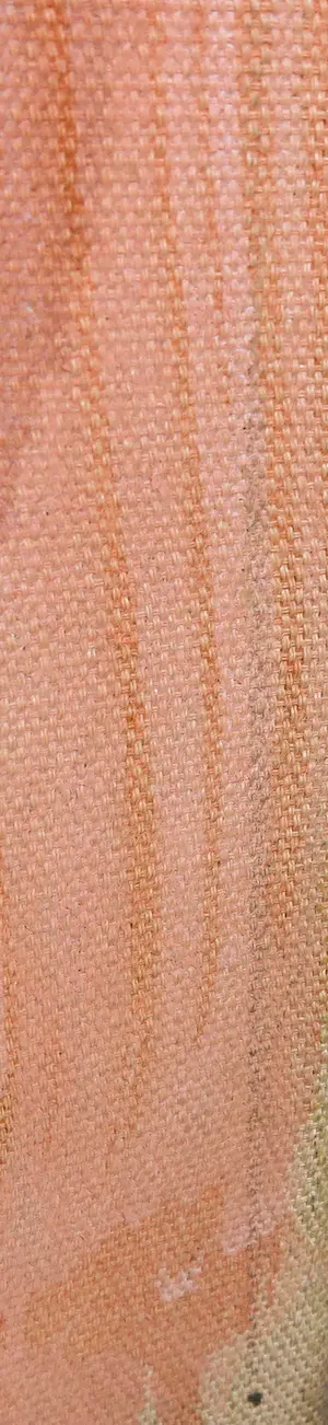 Eveline Visser - Olieverf op doek, Lichtblauw stilleven in rood interieur (Groot) kopen? Bied vanaf 100!