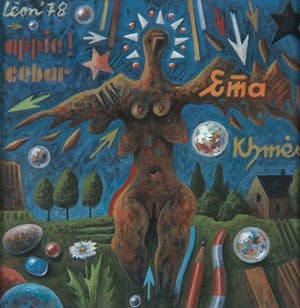 Leon Savelsberg - Gouache op papier, Ema kopen? Bied vanaf 1!