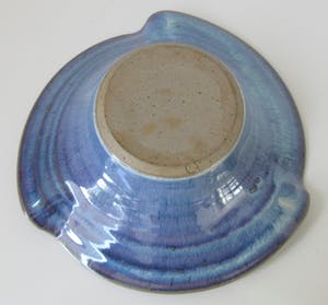 Ed Meissenberg - Studio Keramische schaal met blauw en lila stroomglazuur kopen? Bied vanaf 25!