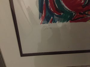 Carl-Henning Pedersen - litho uit 1985 - hand gesigneerd en ingelijst kopen? Bied vanaf 205!