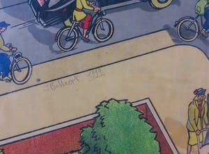 Jan Bollaert - Acryl op papier, Schmalz I - Ingelijst (Groot) kopen? Bied vanaf 50!