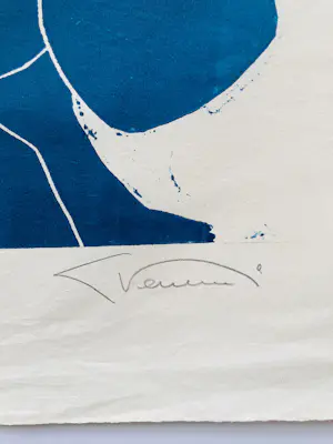 Libbe Venema - Vrouw met Vogels ( vintage linosnede) kopen? Bied vanaf 65!