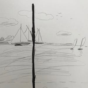 Reinier Lucassen - Lithografie - Gesigneerd - "Tekenvoorbeeld" - 1966 - 22/50 kopen? Bied vanaf 45!