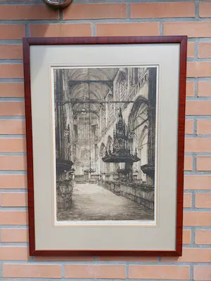 Johan D. Scherft - Interieur Nieuwe Kerk in Amsterdam kopen? Bied vanaf 40!
