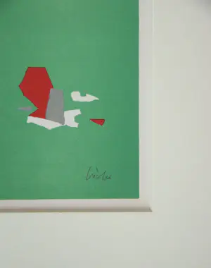 Nicolas de Staël - Composition sur fond vert - 1958 - Lithograph signed kopen? Bied vanaf 250!