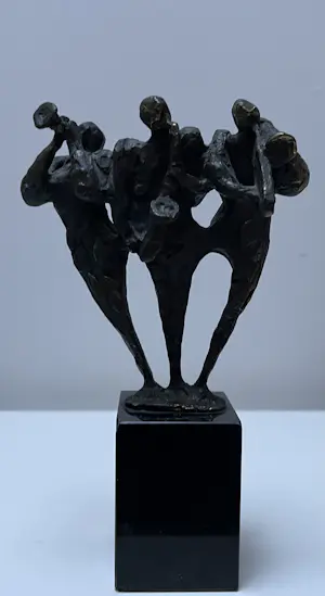 Bernadette Leijdekkers - Bronzen sculptuur | 'De muzikanten' kopen? Bied vanaf 150!