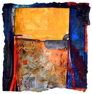 Jos Verwiel - MIXED-MEDIA---- KITRINO --- Handgesigneerd. verkocht voor € 125!