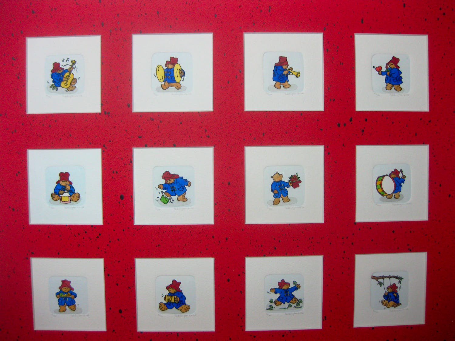 Niet of onleesbaar gesigneerd - Beertje paddington - 12 etsjes kopen? Bied vanaf 1!