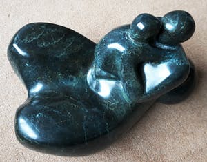 Rosa Serra - Moeder en kind, bronzen beeld (best groot, zwaar) kopen? Bied vanaf 1950!