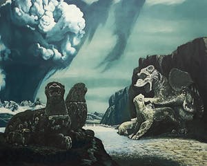 Carel Willink - De eeuwige schreeuw, litho (ingelijst) kopen? Bied vanaf 495!