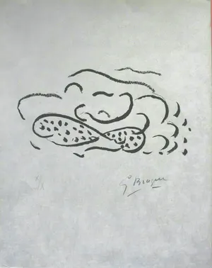 Georges Braque - Holzschnitt aus „Si je mourais là-bas“ kopen? Bied vanaf 990!