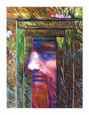 Ernst Fuchs - Die goldene Nase, Handgesigneerde giclée kopen? Bied vanaf 50!