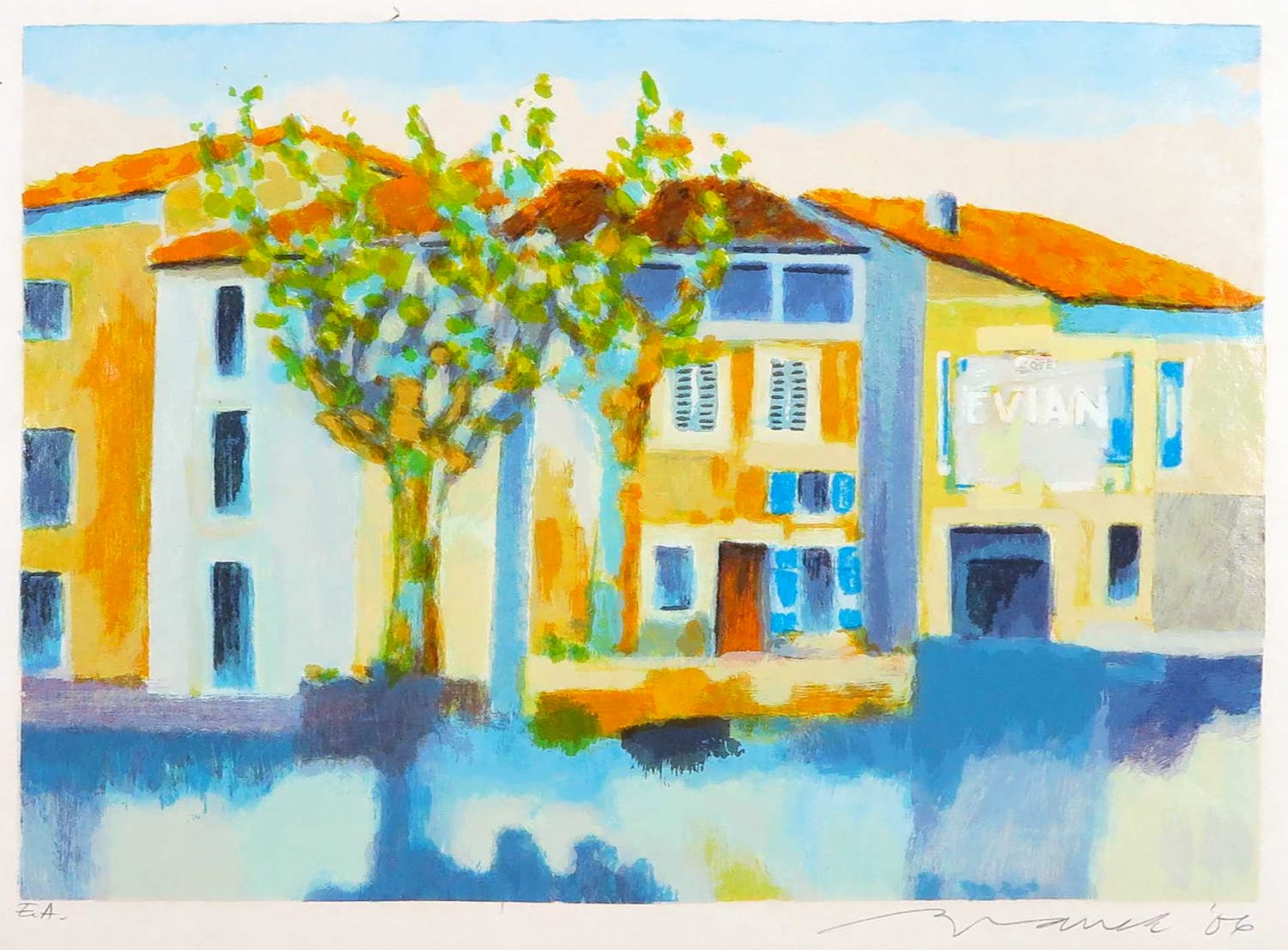 Willem Brauck - Zeefdruk, Evian kopen? Bied vanaf 1!