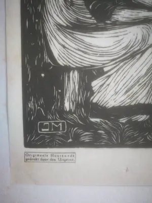 Jan Mankes - Koemelkster. Naar werk uit 1914. kopen? Bied vanaf 120!