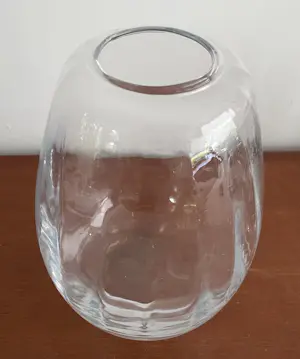 Kristalunie Maastricht - Vaas met verticale optiek kopen? Bied vanaf 20!